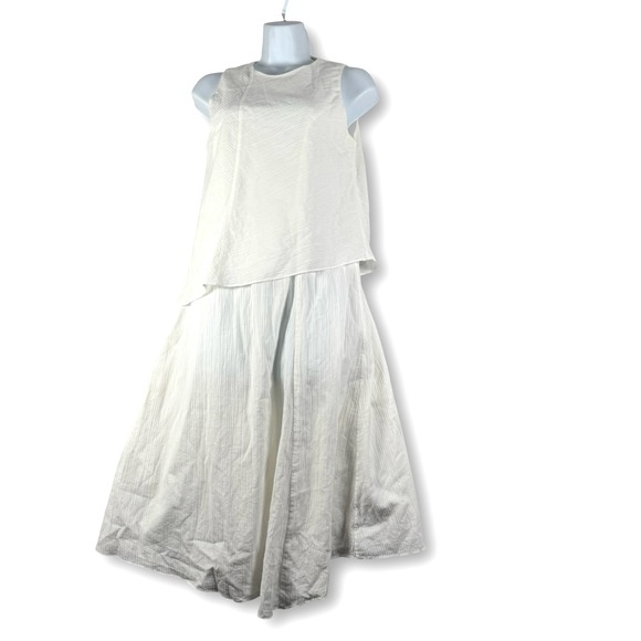 White Cross Dresses & Skirts - Rag & Bone Womens White Layered Handkerchief Dress Sz S Small